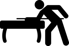 Person Playing Billiard Craft Design Svg File, Free Vectors File